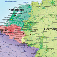 Staatkundige kaart Europa